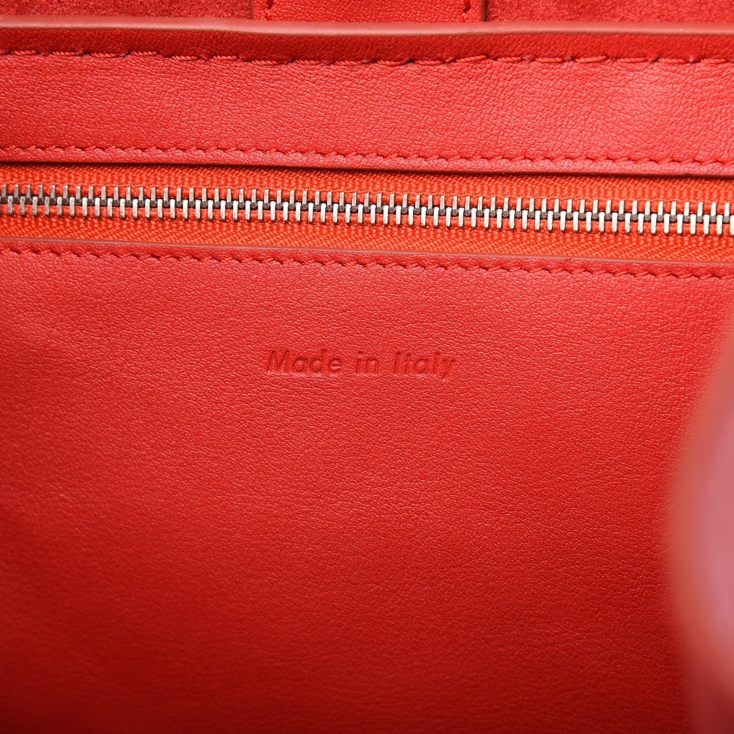 Smooth Calfskin Small Big Bag Red
