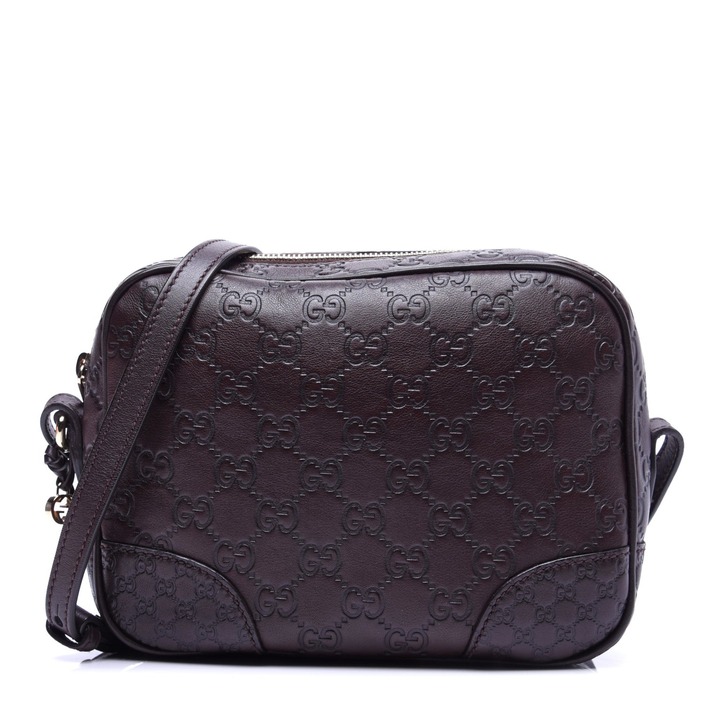 Guccissima Mini Bree Messenger Bag Chocolate