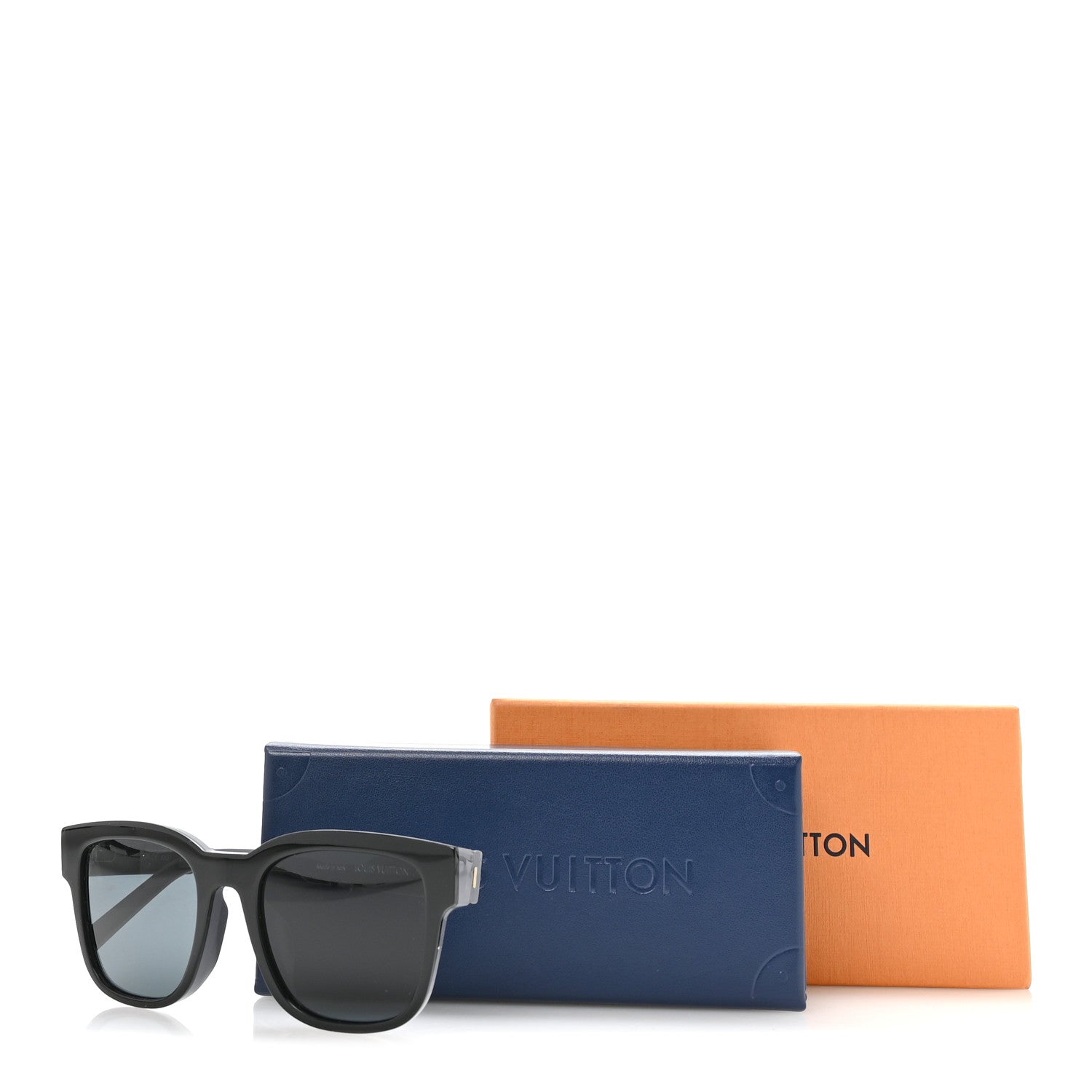 Louis Vuitton Outerspace Square Sunglasses Z1093E Black Grey 9 of 9