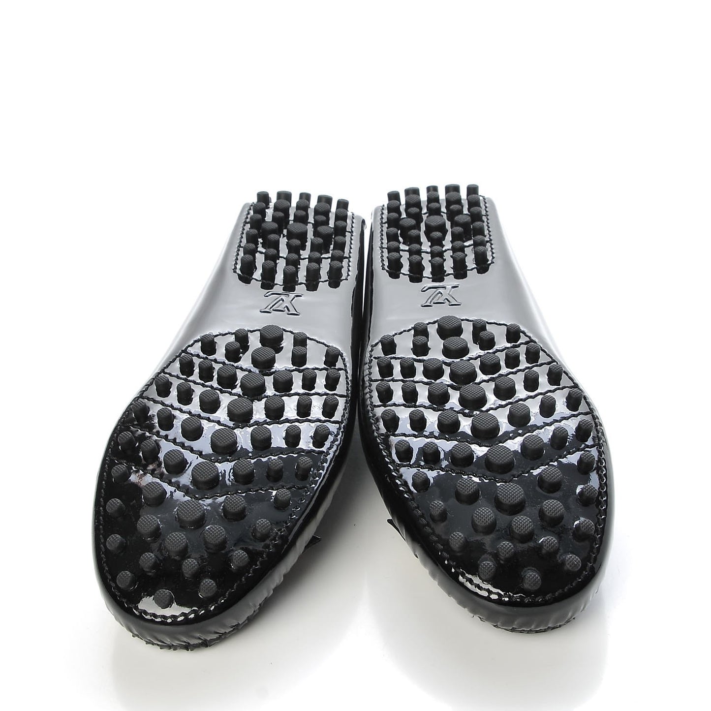 Patent Calfskin Parklane Flat Loafer 39 Black