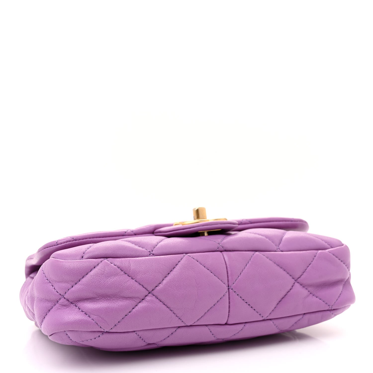 Chanel Lambskin Quilted Small CC Funky Town Flap Purple 4 of 11