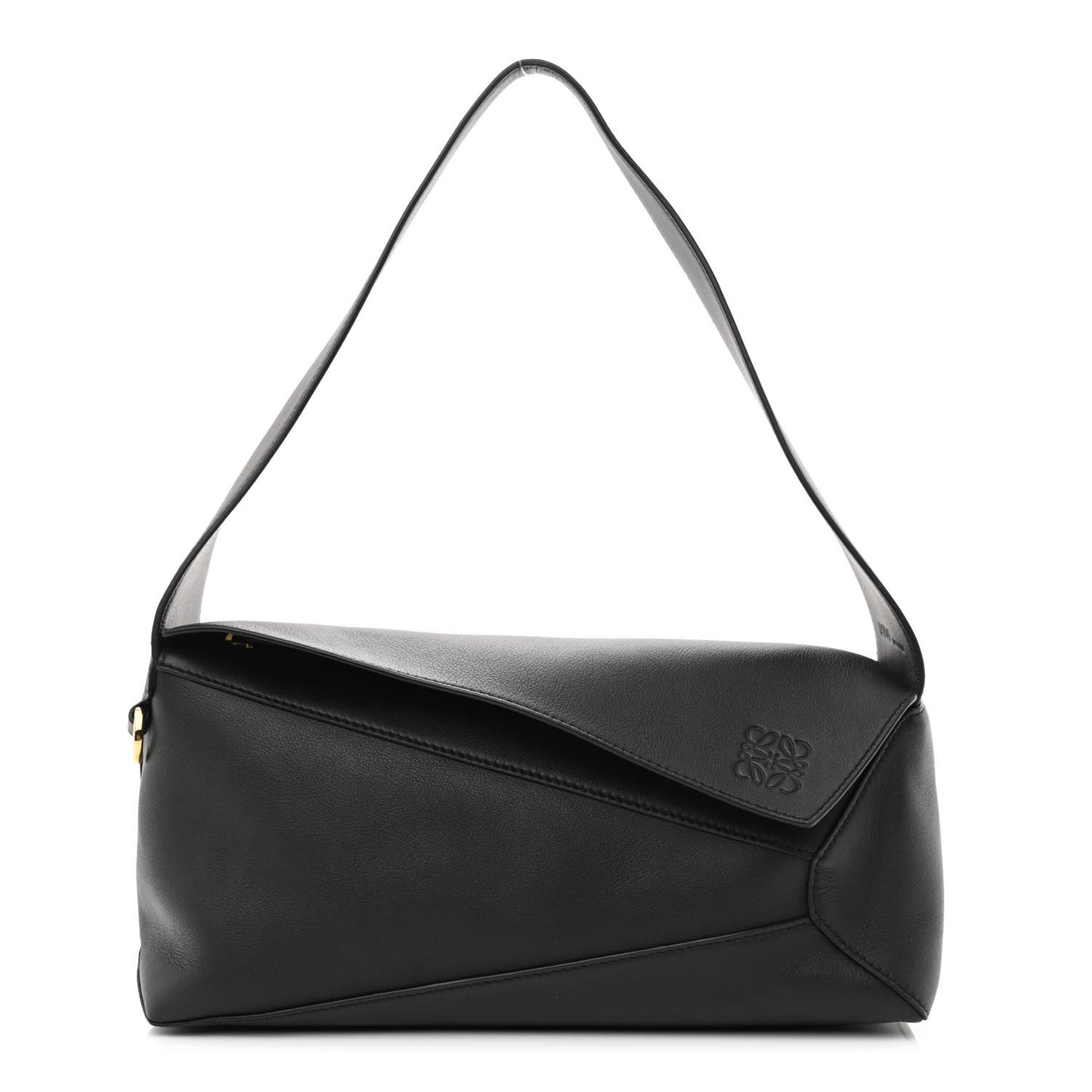 Calfskin Puzzle Hobo Black