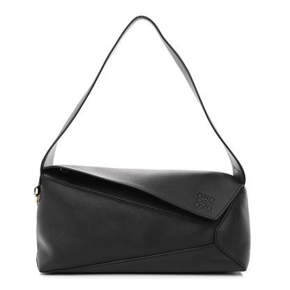 Loewe Calfskin Puzzle Hobo Black 1 of 10