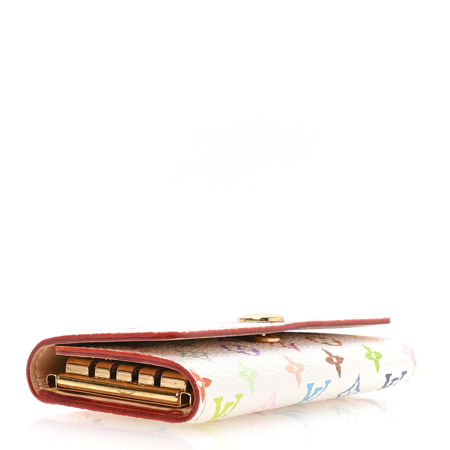 Monogram Multicolor Multicles 4 Key Holder White