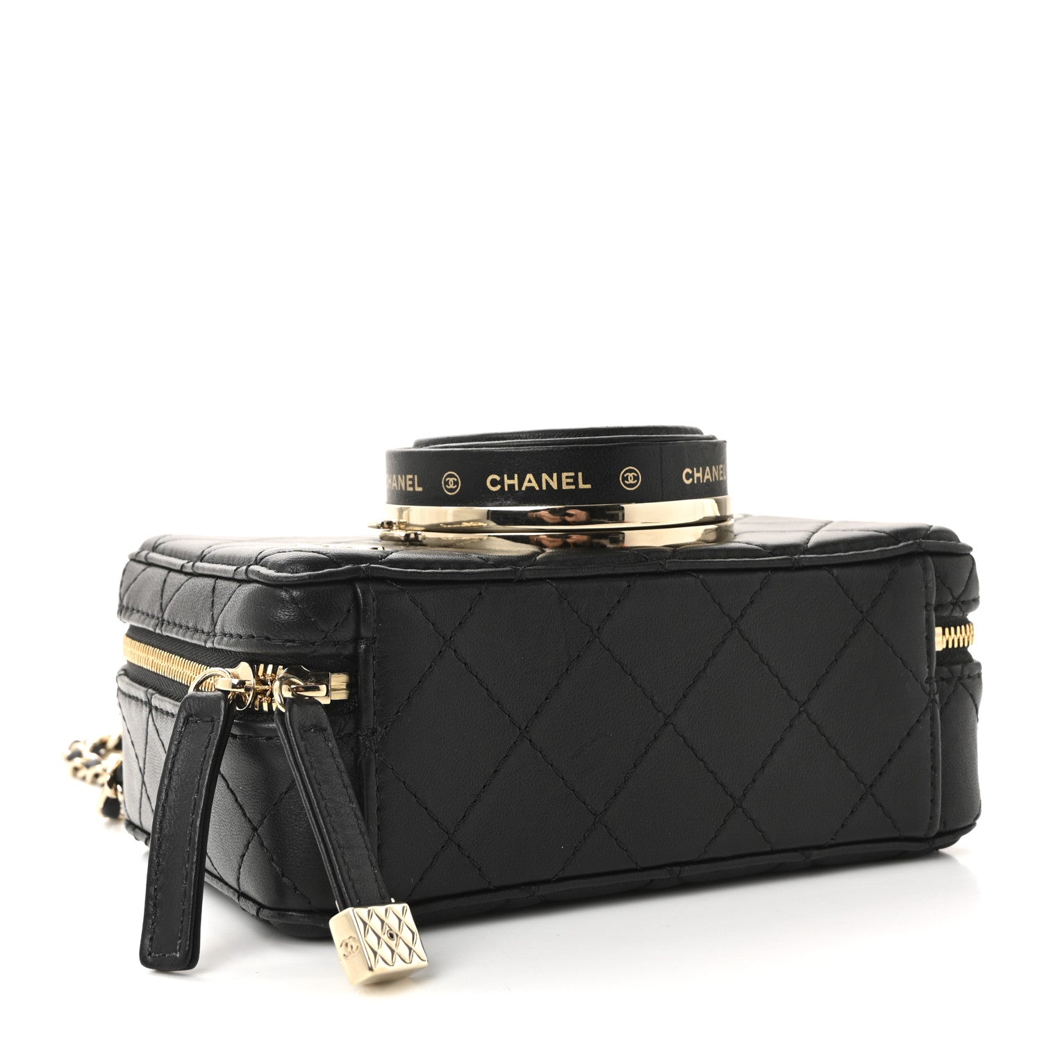 Chanel Lambskin Quilted Coco Click Bag Black 4 of 10