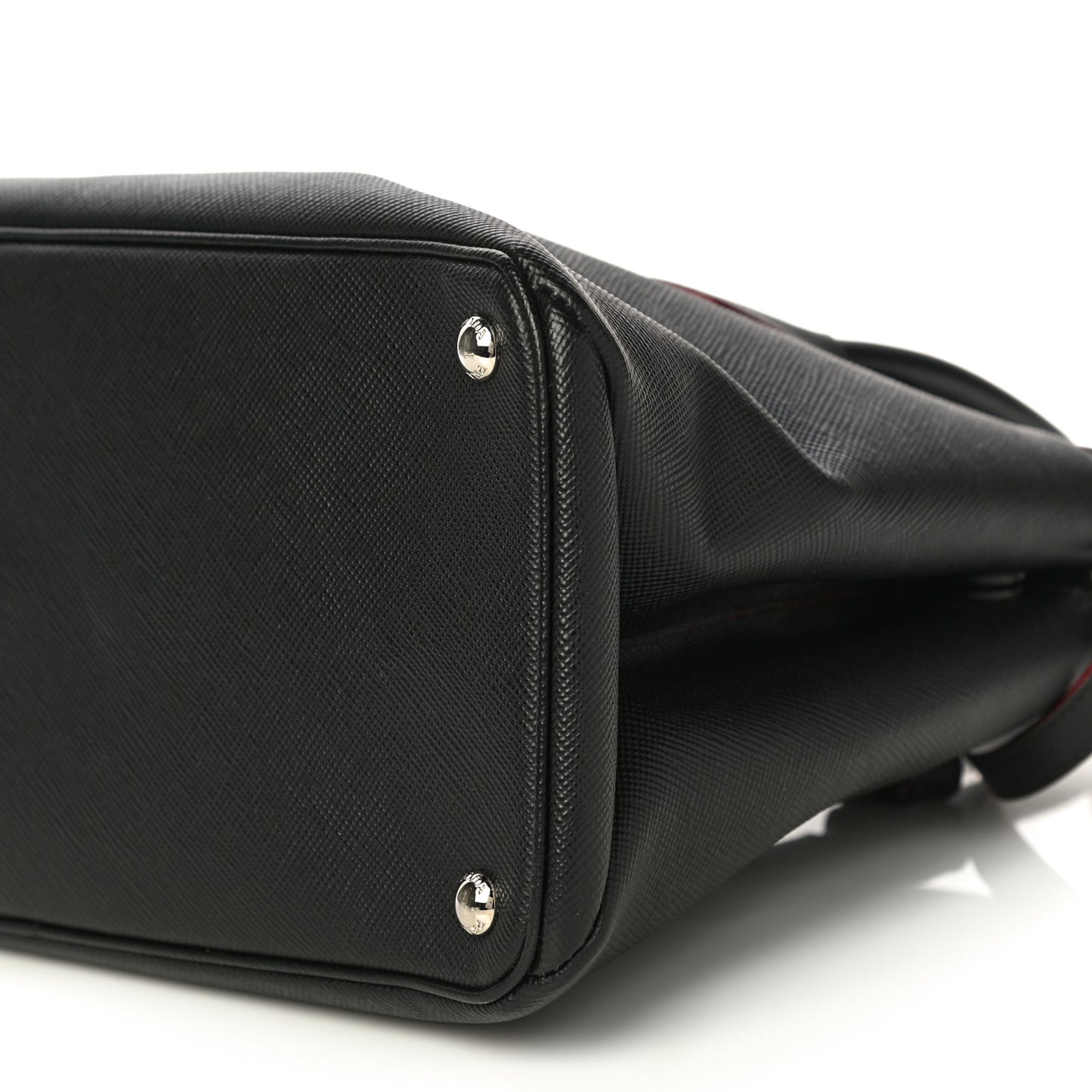 Saffiano Cuir Twin Tote Black Fuoco