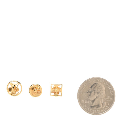 Louis Vuitton Metal Crazy In Lock Earrings Set Gold 2 of 5