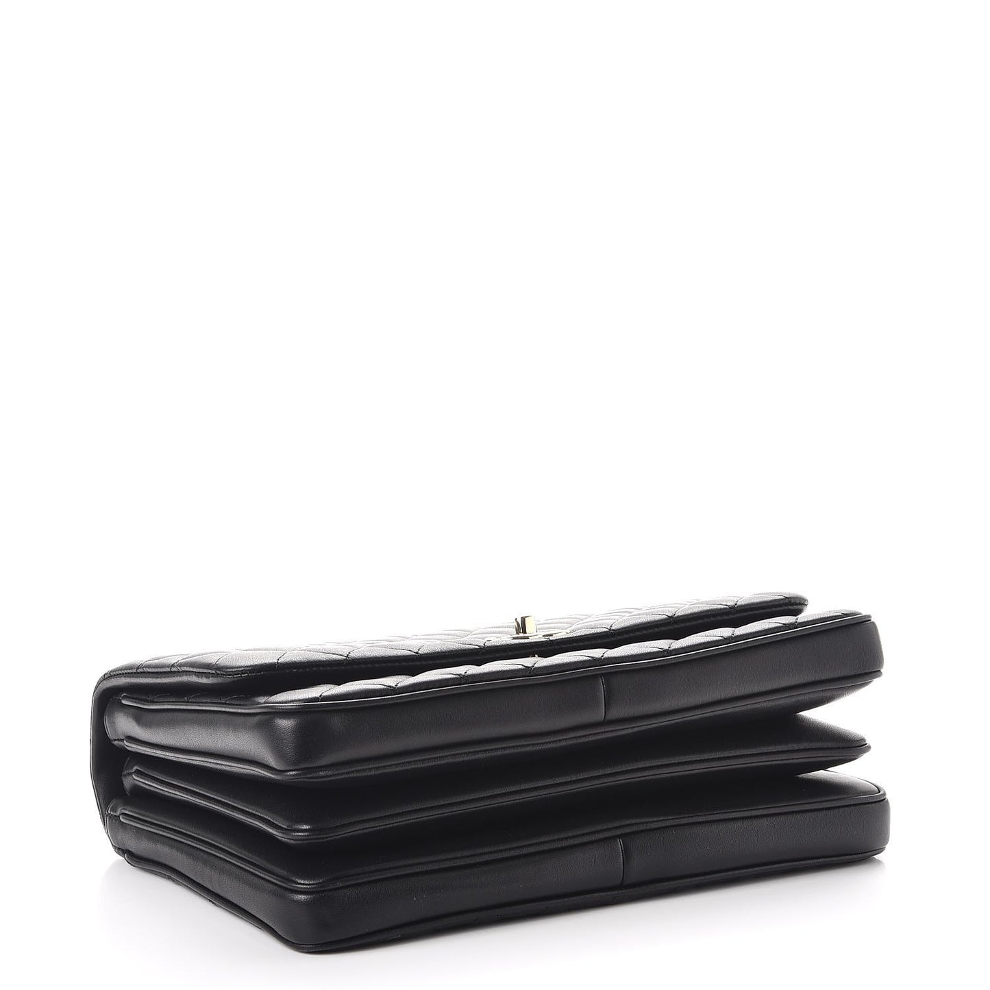 Lambskin Quilted Medium Citizen Chic Flap Black