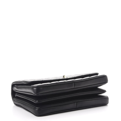 Chanel Lambskin Quilted Medium Citizen Chic Flap Black 4 of 10