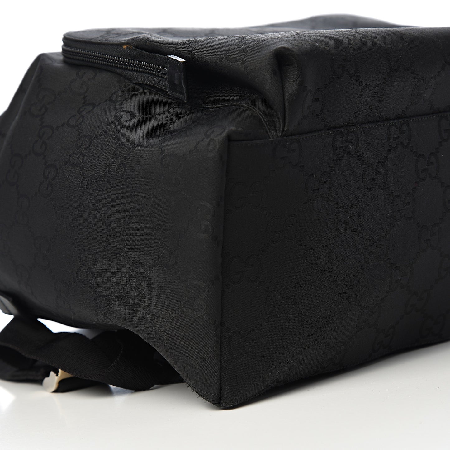 Nylon Monogram Medium Backpack Black