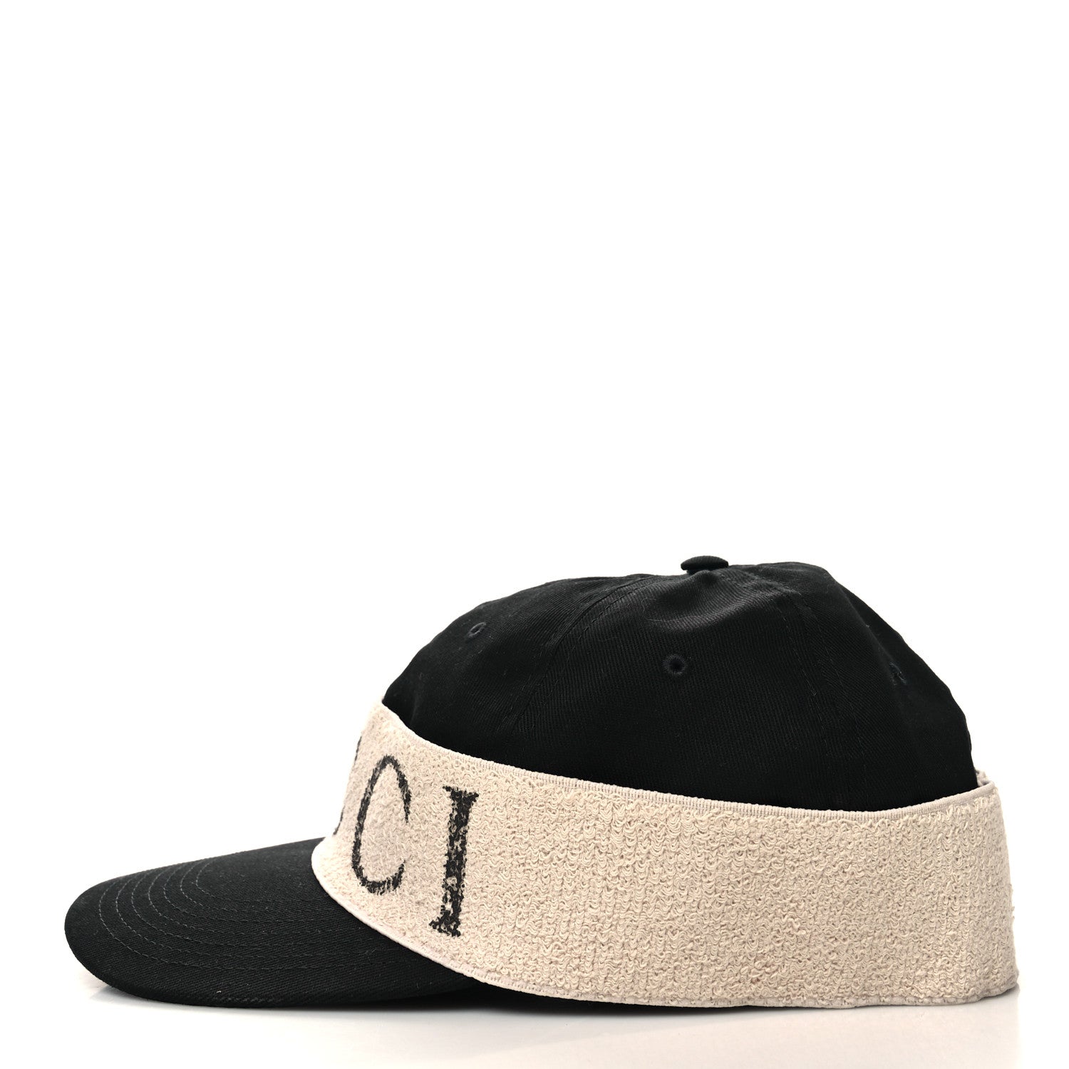 Gucci Gabardine Gucci Headband Baseball Hat M Black 5 of 8