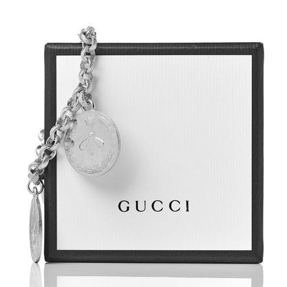 Gucci Sterling Silver Coin Bracelet 5 of 5