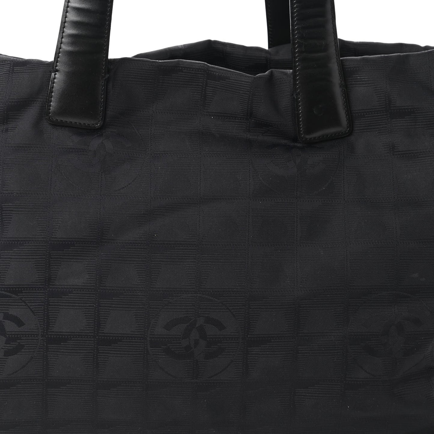 Nylon Medium Travel Tote Black