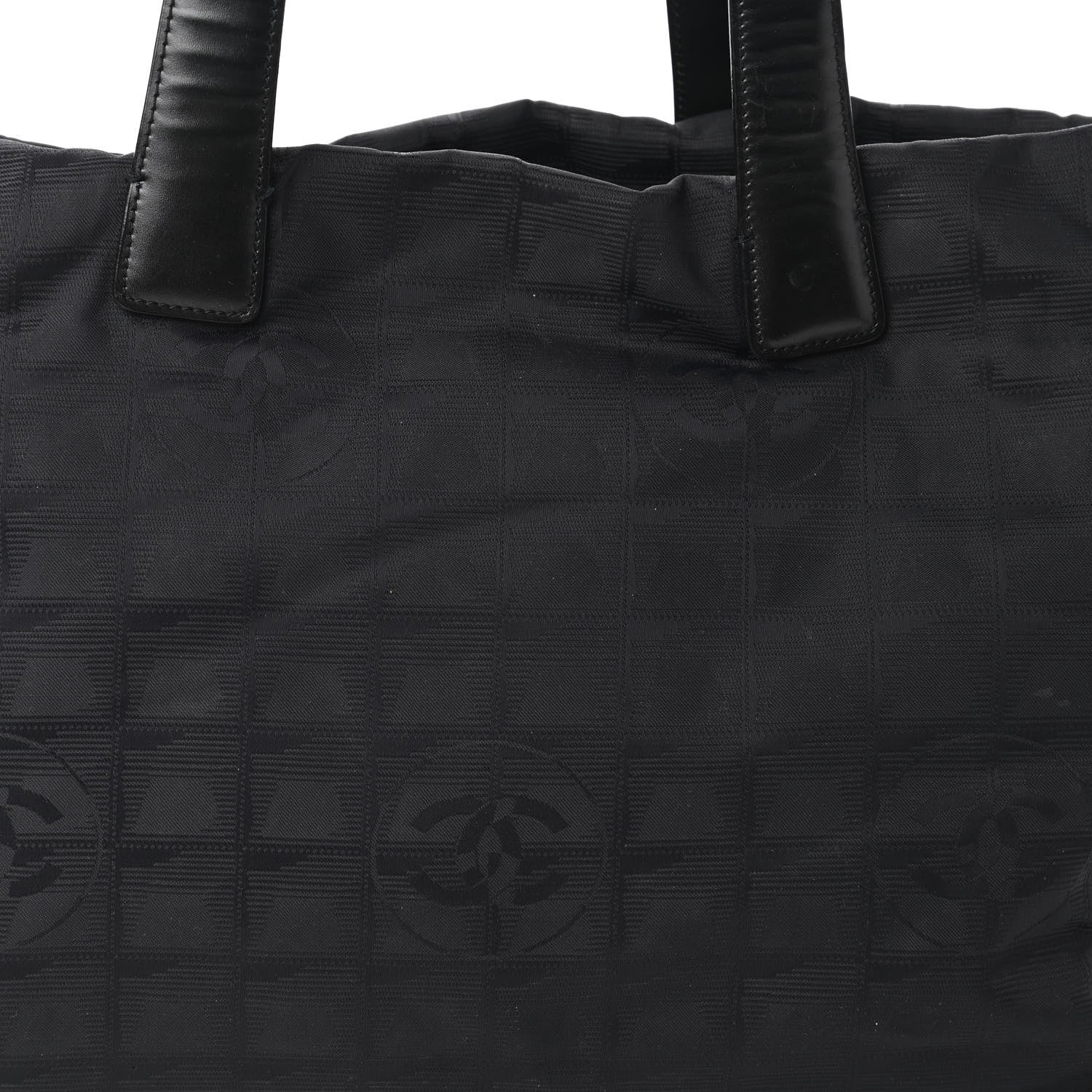 Chanel Nylon Medium Travel Tote Black 10 of 10