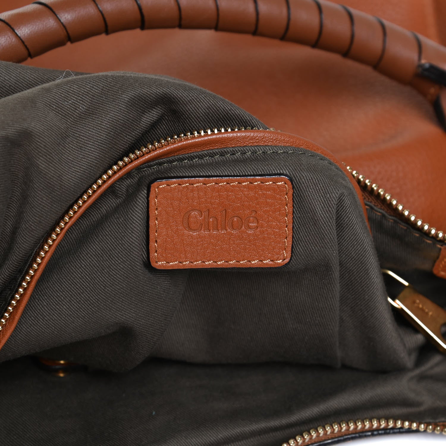 Chloe Calfskin Medium Marcie Hobo Tan 6 of 12