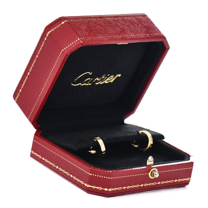 Cartier 18K Yellow Gold Small LOVE Hoop Earrings 5 of 5
