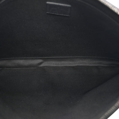 Louis Vuitton Calfskin Monogram Shadow Discovery Pochette Black 5 of 10