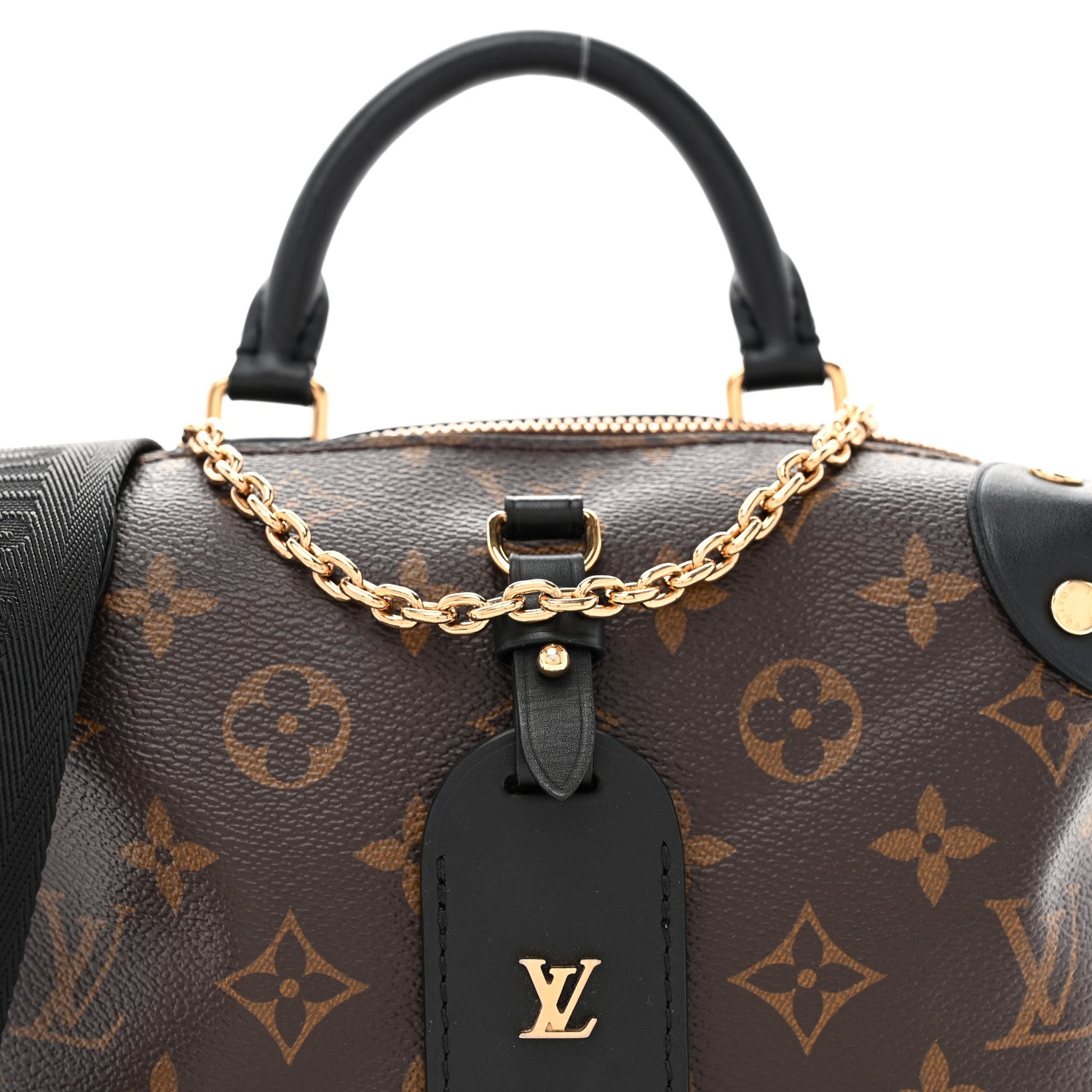 Louis Vuitton Monogram Petite Malle Souple Black 7 of 10