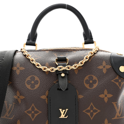 Louis Vuitton Monogram Petite Malle Souple Black 7 of 10