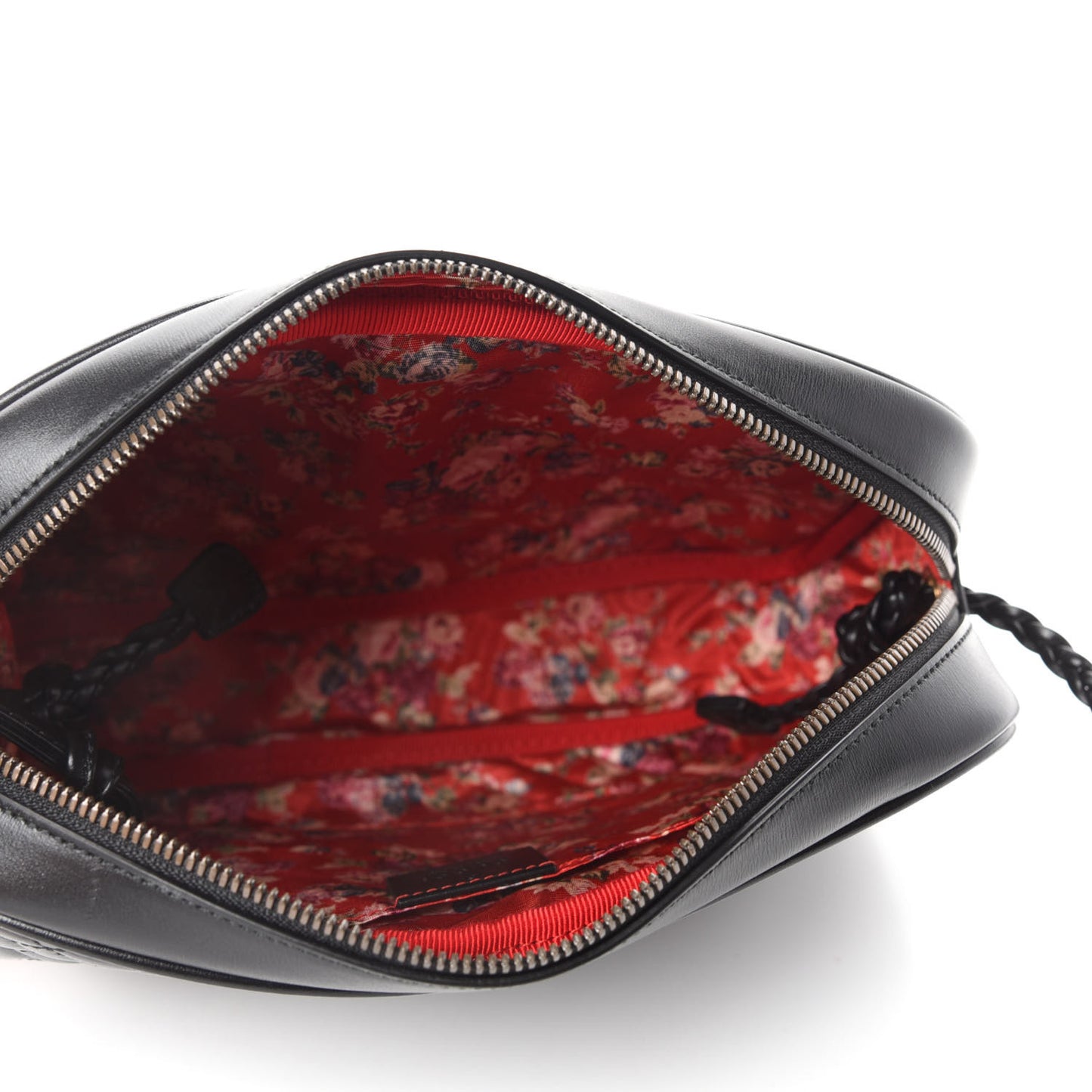 Calfskin Web Trapuntata Small GG Shoulder Bag Black