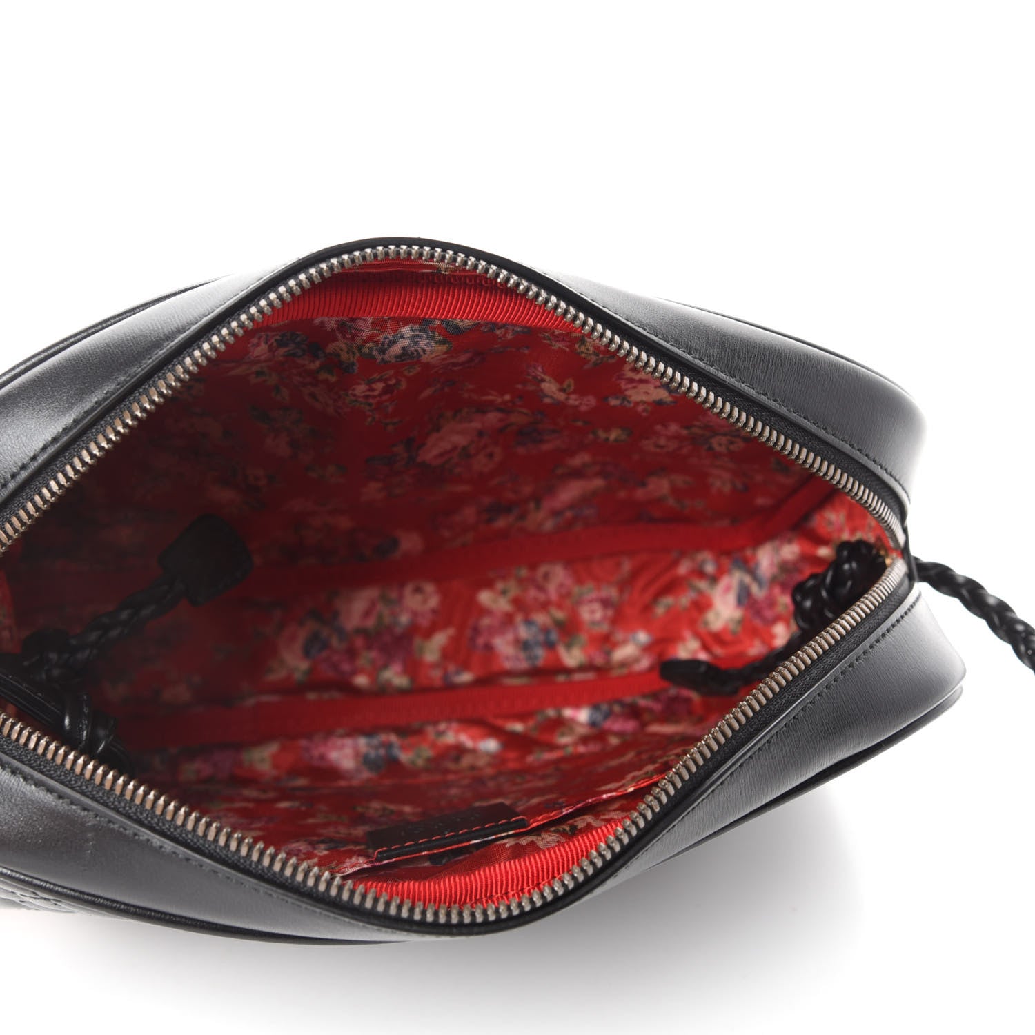 Gucci Calfskin Web Trapuntata Small GG Shoulder Bag Black 5 of 10