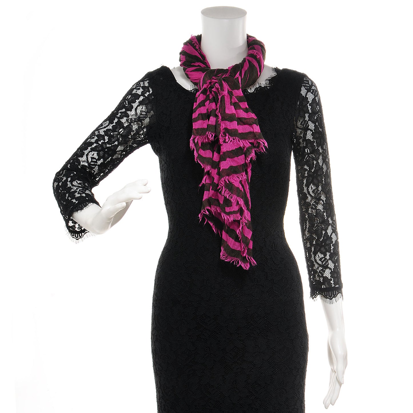Cashmere Silk Karakoram Stole Kaki Rose