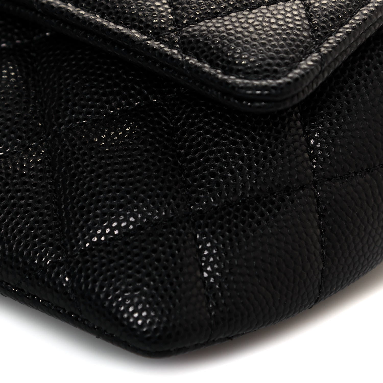 Chanel Caviar Quilted Glasses Case With Chain Black 11 of 14