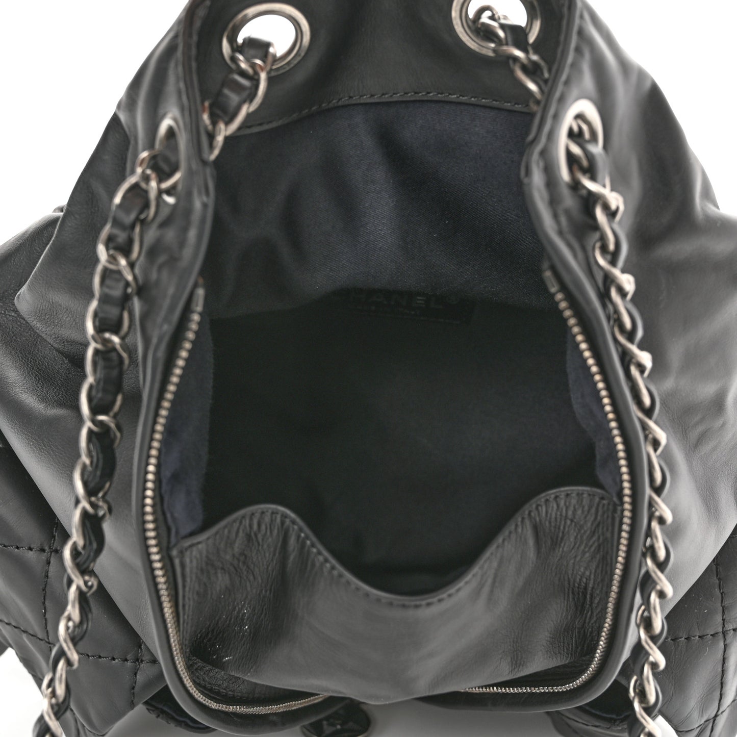 Calfskin Large Backpack Is Back Black