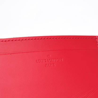 Louis Vuitton Calfskin Jeanne Wallet Card Holder Insert Hot Pink 6 of 6