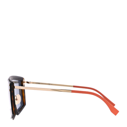Fendi FF Shield Sunglasses FF M0076/G/S Black 2 of 7