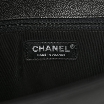 Chanel Caviar Quilted New Medium Boy Flap Black 6 of 11