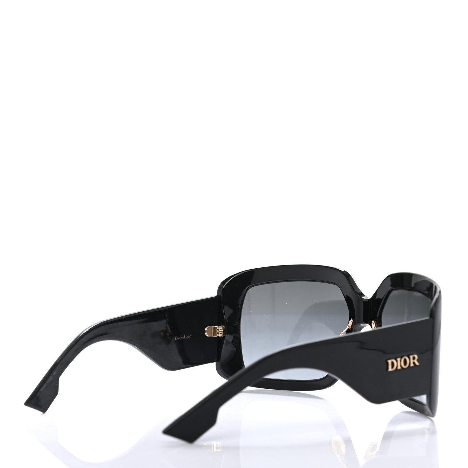 Christian Dior Acetate DiorSo Light 2 Shield Sunglasses Black 4 of 6