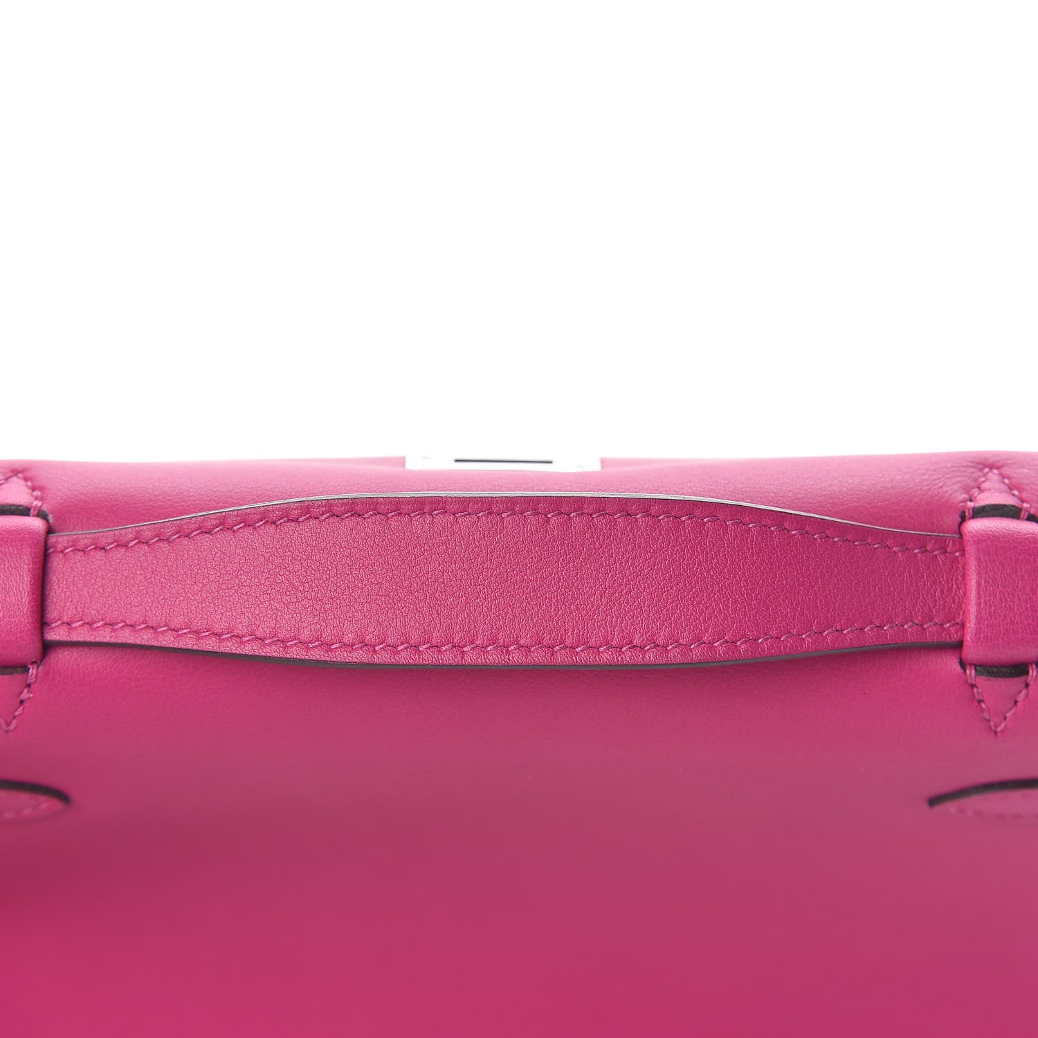 Hermes Swift Kelly Pochette Clutch Rose Pourpre 23 of 27