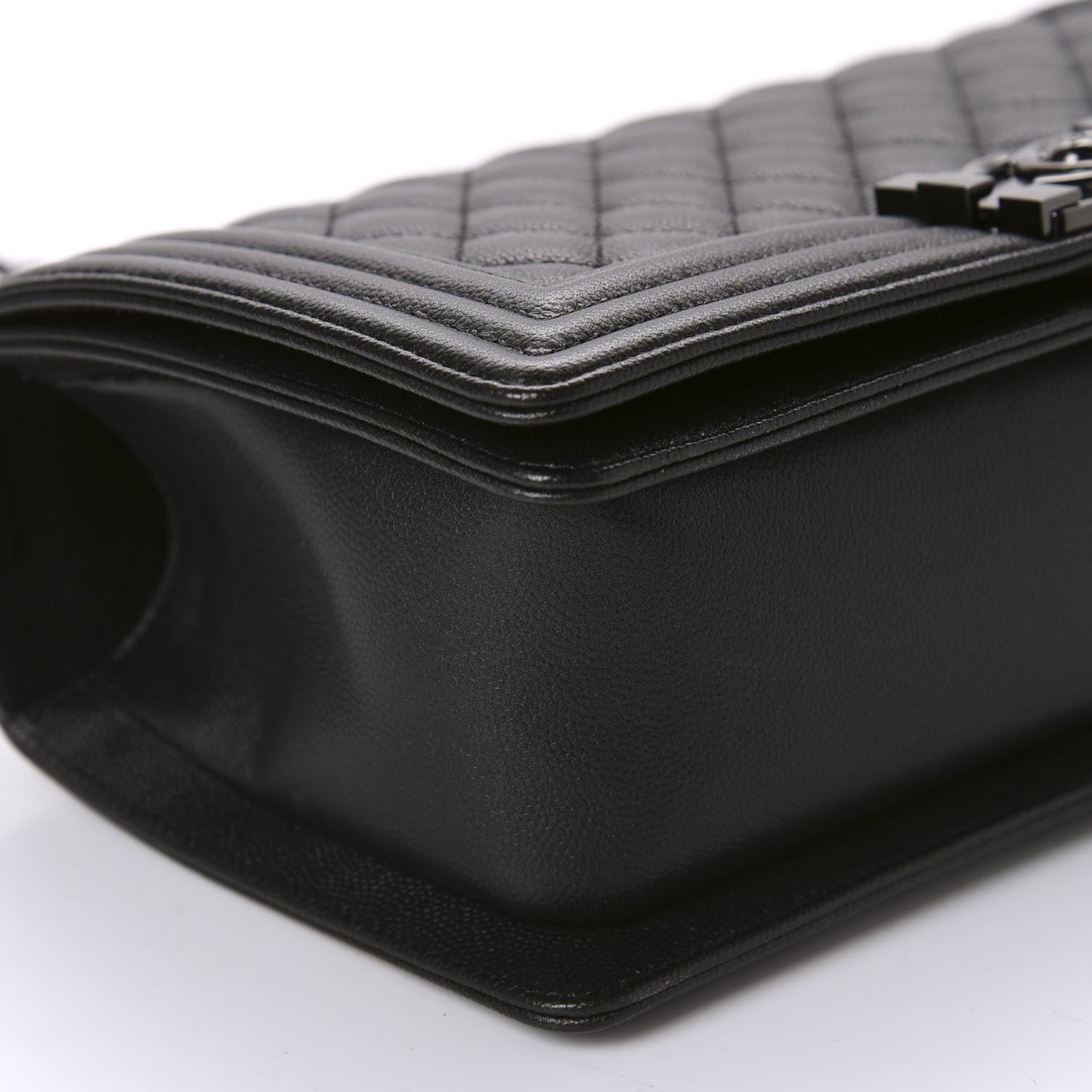 Chanel Caviar Quilted Medium Boy Flap So Black 6 of 11