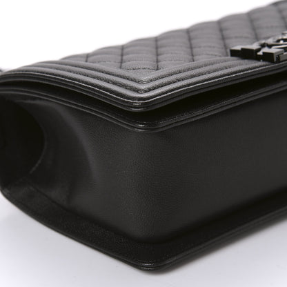 Chanel Caviar Quilted Medium Boy Flap So Black 6 of 11