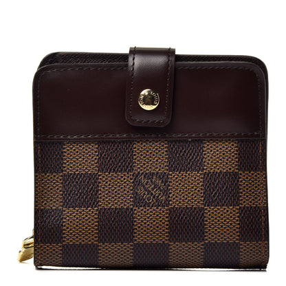 Louis Vuitton Damier Ebene Zippe Zipped Compact Wallet 1 of 7