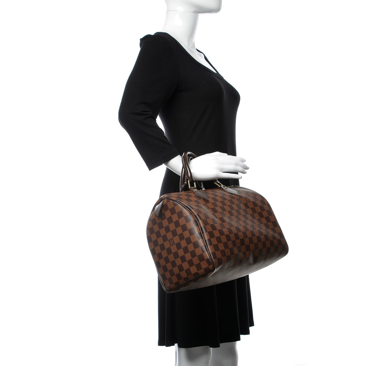 Louis Vuitton Damier Ebene Speedy 30 2 of 17