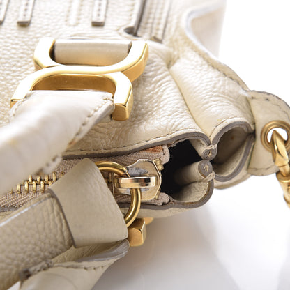 Chloe Calfskin Medium Marcie Satchel Cream 12 of 14