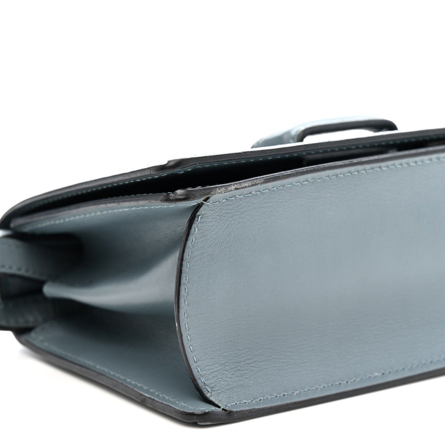 Loewe Calfskin Mini Barcelona Shoulder Bag Stone Blue 9 of 15