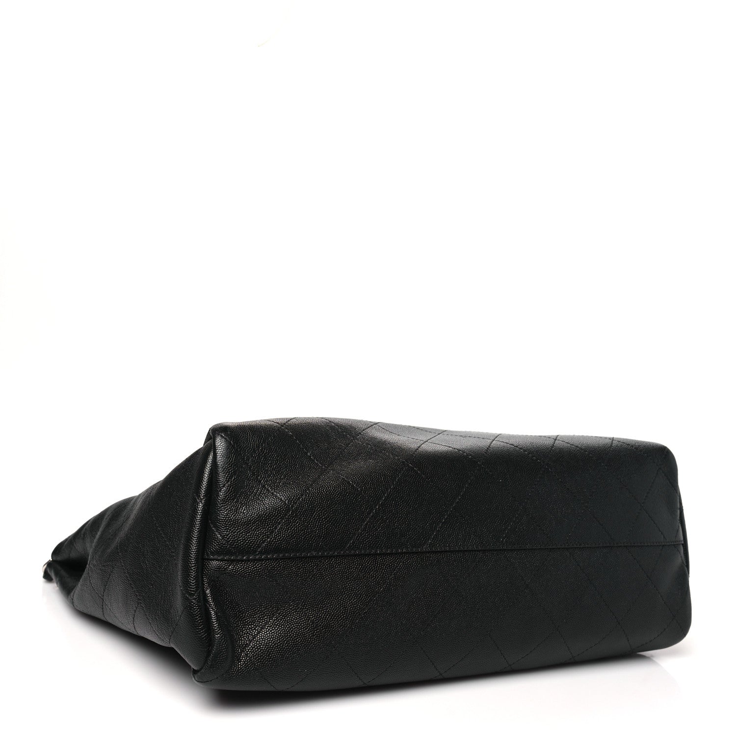 Chanel Caviar Stitched Large Lady Coco Shopping Tote Black 4 of 10