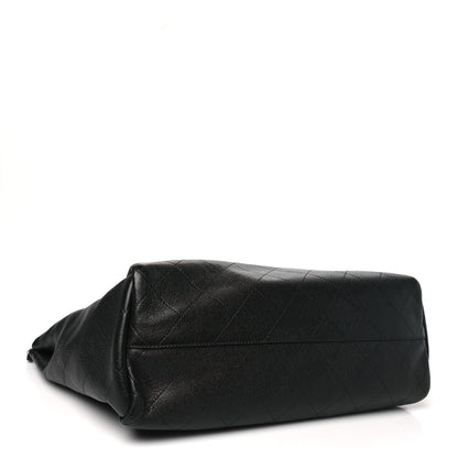 Chanel Caviar Stitched Large Lady Coco Shopping Tote Black 4 of 10