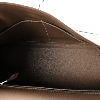Hermes Togo Kelly Retourne 35 Etoupe 5 of 10