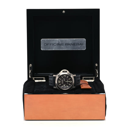 Panerai Stainless Steel Rubber 44mm Luminor Marina Manual Winding Watch Black PAM00061 5 of 5