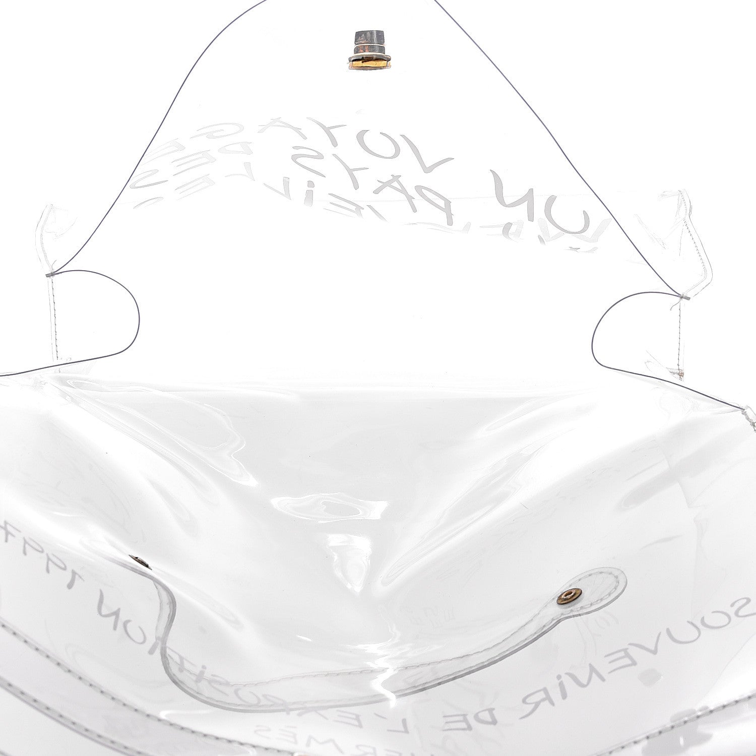 Hermes Vinyl Souvenir De L'Exposition Kelly Transparent 5 of 10
