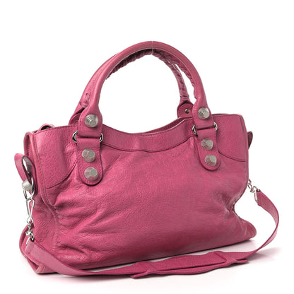 Balenciaga Agneau Giant 21 Silver Hardware City Cyclamen Fucsia 2 of 14