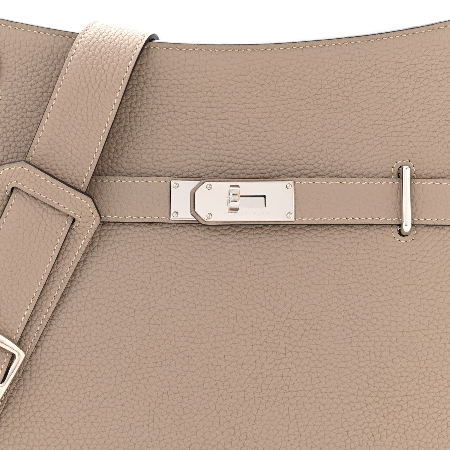 Hermes Taurillon Clemence Jypsiere 34 Gris Tourterelle 8 of 13