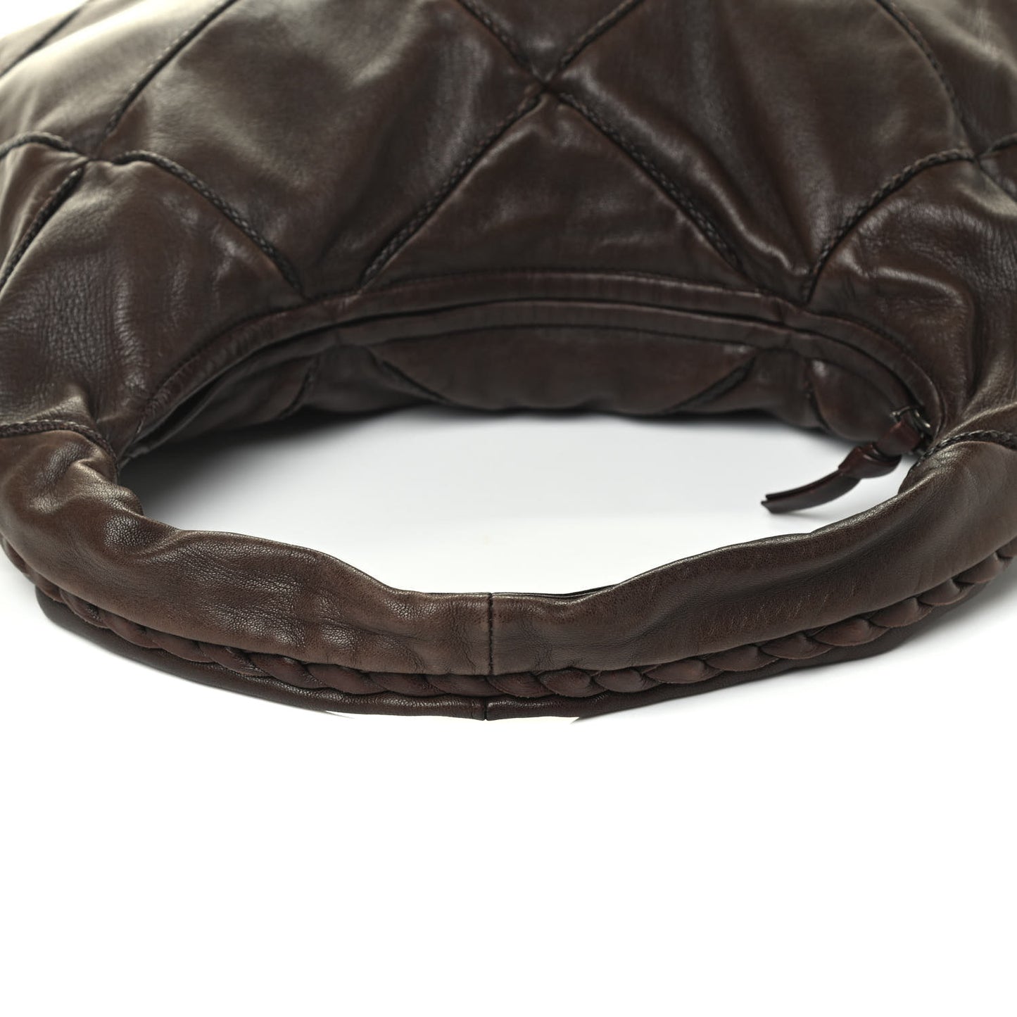 Nappa Quilted Medium Veneta Hobo Ebano