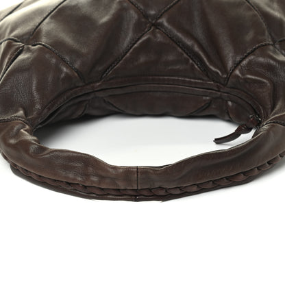 Bottega Veneta Nappa Quilted Medium Veneta Hobo Ebano 7 of 8