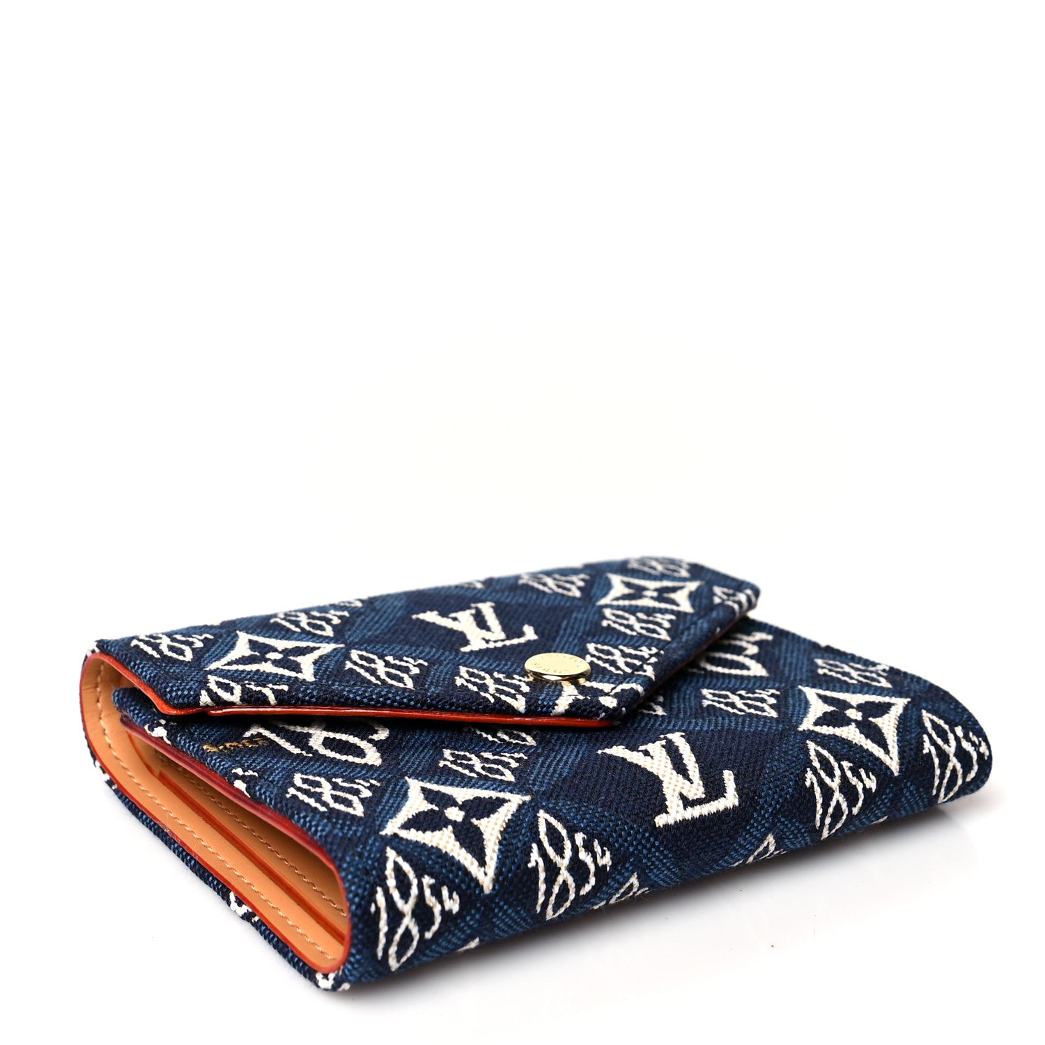 Louis Vuitton Jacquard Since 1854 Victorine Wallet Blue 4 of 7