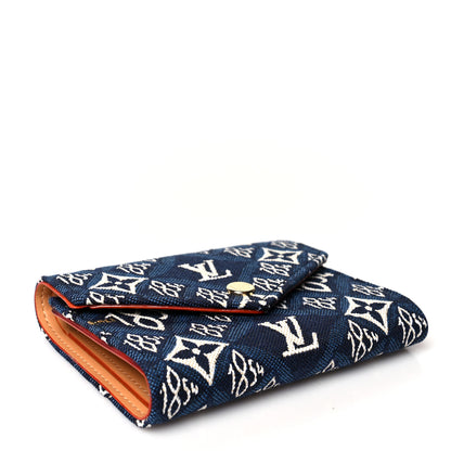 Louis Vuitton Jacquard Since 1854 Victorine Wallet Blue 4 of 7